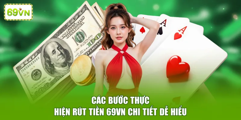 Các bước thực hiện rút tiền 69VN chi tiết dễ hiểu